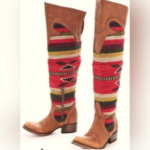 Freebird Cabal Aztec by Steven boots sz 8 pre-loved